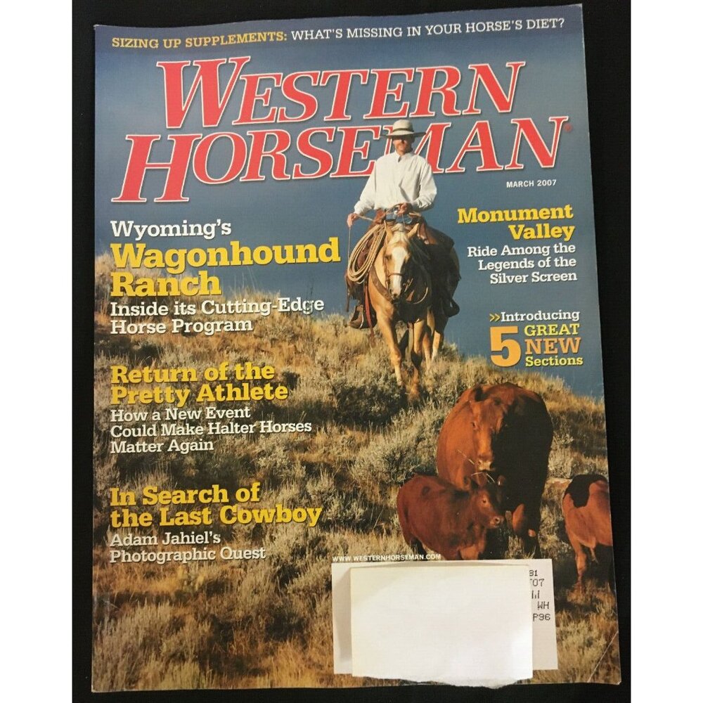 Western Horseman Magazine Mar. 2007 Vol. 72 No. 3